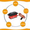 13KG Digital Servo RC Servo High Torque Metal Gear Splash proof Servo for 1 10 1 8 RC Car RC Boat RC Airplane RC
