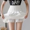Korean White Skirt Shorts Women High Waist Sexy Mini Skirts Female Spring Summer Pleated Kawaii Skirt For School Girl JK Uniform
