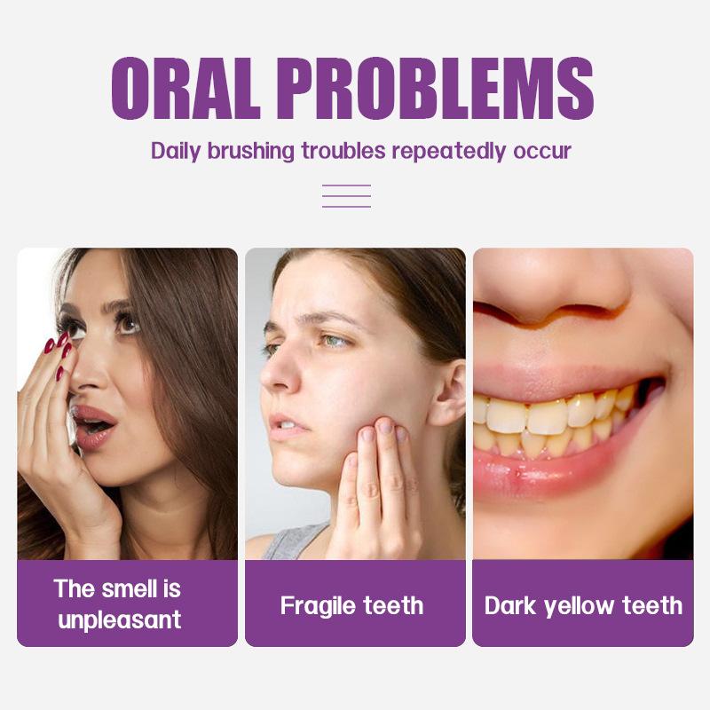 9D White Teeth Whitening Powder Instant Brightening Stain Removal Enamel Safe Fresh Breath Tooth Deep Cleaning Powder