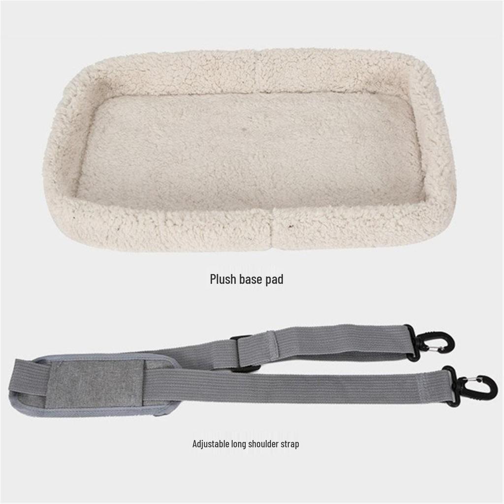 Foldable Breathable Pet Carrier: Large Capacity, Portable Bag for Small Cats - Ideal for Outdoor and Car Travel