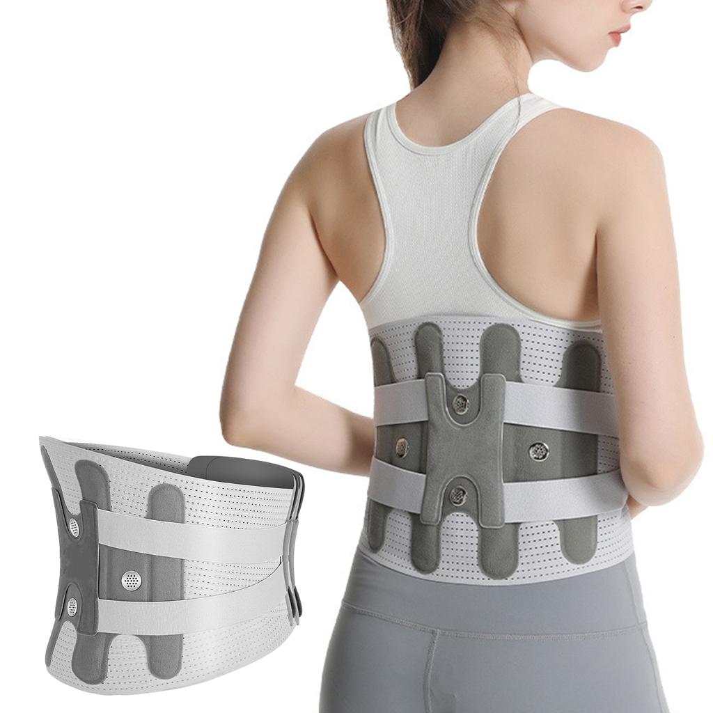 Breathable Back Brace, Pain Relieving Back Support Belt for Men & Women, Pain Relieving Lower Back Support, Adjustable Support Straps for Sciatica