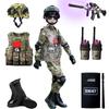 Little Soldier Kid's Camouflage Training Set: Long Sleeve with Military Vest
