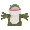 TOYANDONA Frog Hand Puppet, Plush Toy with Moving Mouth, Cute Ventriloquism Puppet for Parents and Children
