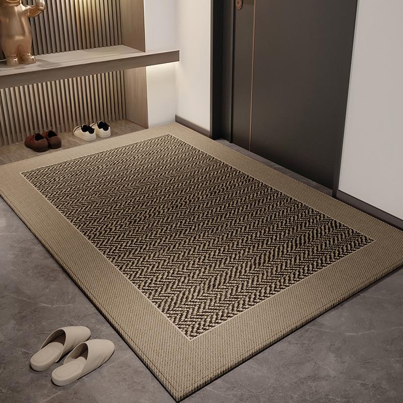 Premium Entry Door Floor Mat, Door Non-Slip And Dirt-Resistant Leave-In Household Entry Floor Mat Can Be Cut And Easy To Take Care Of Carpet