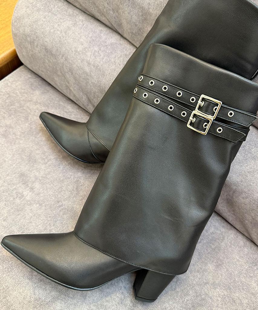Leah Sera Mid-Calf Boots_Black
