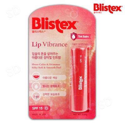 Blistex Lip Vibrance 3,69 г бальзам для губ с оттенком, розово-красный, 1 шт.