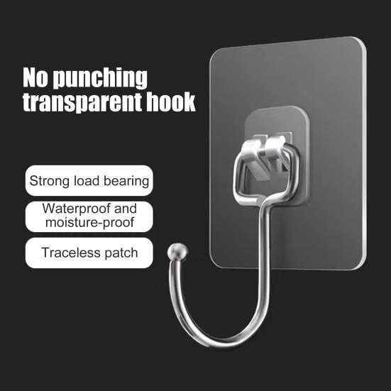 Yousheng Большие прочные самоклеящиеся крючки Водонепроницаемые, бесследные, легко устанавливаемые, вращающиеся на 180 градусов крючки для хранения, органайзеры для посуды