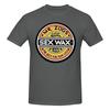 Sex Wax Sticker Orange Dropped Shoulder Tshirt Retro Trendy Brand Fine Workunisexship Tshirt