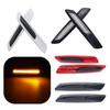 2x LED Fender Side Marker Lights Turn Signal Lamp Blade Shape Smoked Shell For BMW E60 E61 E39 E81 E82 E87 E90 E91 E92 E93