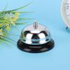 Silver Desk Service Bell Loud and Clear Ring Table Caller Dinner Call Bell  Kitchen/Restaurant