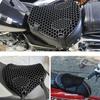 Pressure Relief 3D Anti Slip Motorcycle Seat Cushion Gel Honeycomb Motorbike Accessories Seat Cover