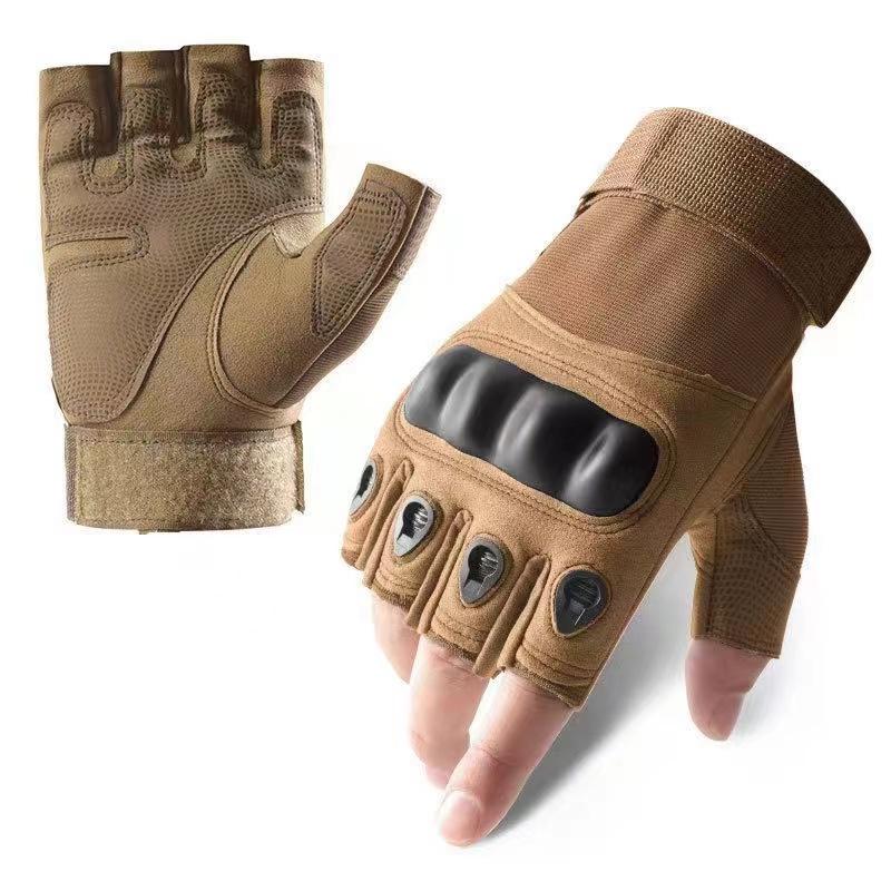 Outdoor Sports Motorcycle Full Fingure Fan Gloves Outdoor Tactical Gloves Cycling Gloves Sport Training Non-slip Fitness Gloves