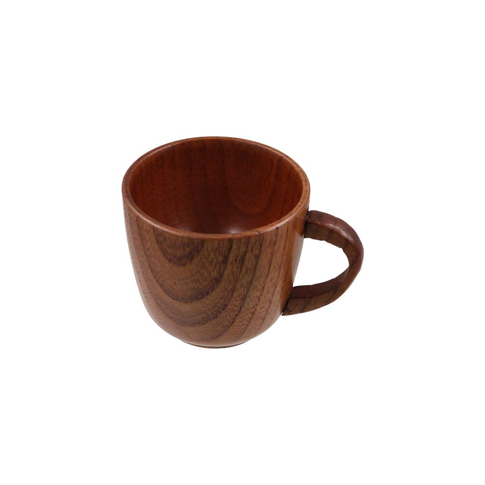 Japanese Style Wooden Tea Cup Handmade Wine Mug Cup Gift Drinking Cup Restaurant
