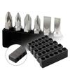 Hole Screwdriver Bit Holder Plastic Screwdriver Storage Pcs Bit Holder