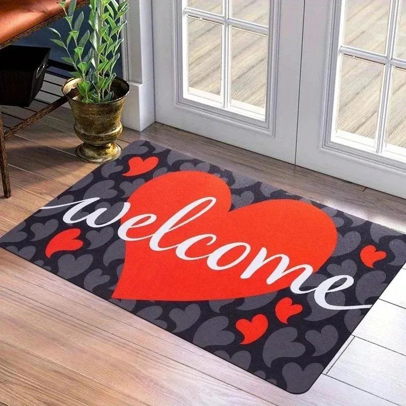 1PC Stripe Pattern Kitchen Rugs Non-Slip Door Mats Pop design Bathroom Rug Bath Mat Carpet for Home Sink Laundry Decor