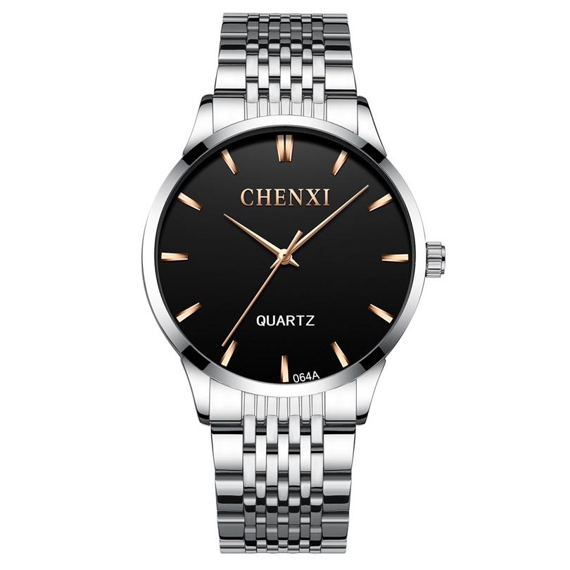 CHENXI Simple Mens Quartz Watches Top Luxury Brand Business Watch Men Fashion Casual Waterproof Stainless Steel Wristwatch