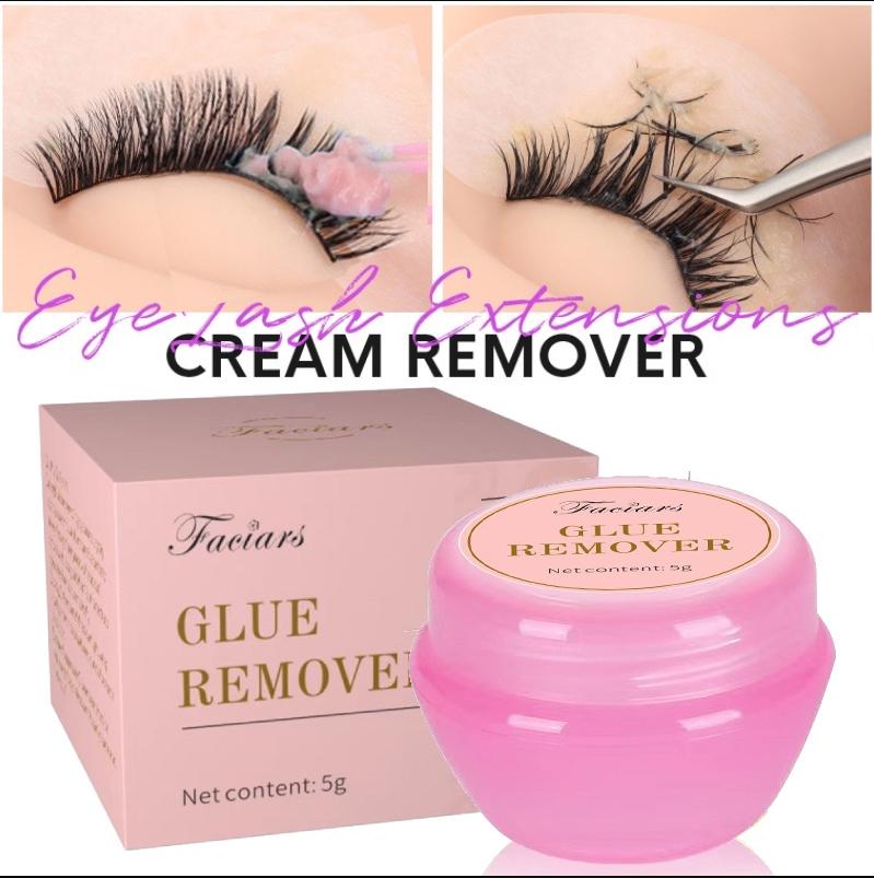 1 Box Eyelashes Extension Glue Remover Cream 5g Fruit Flavor Lash Adhesive Low Irritation Remover