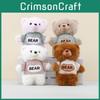 Plush Kids Bears Pendant Adorable Cartoon Design Bags Decoration Dolls Gifts