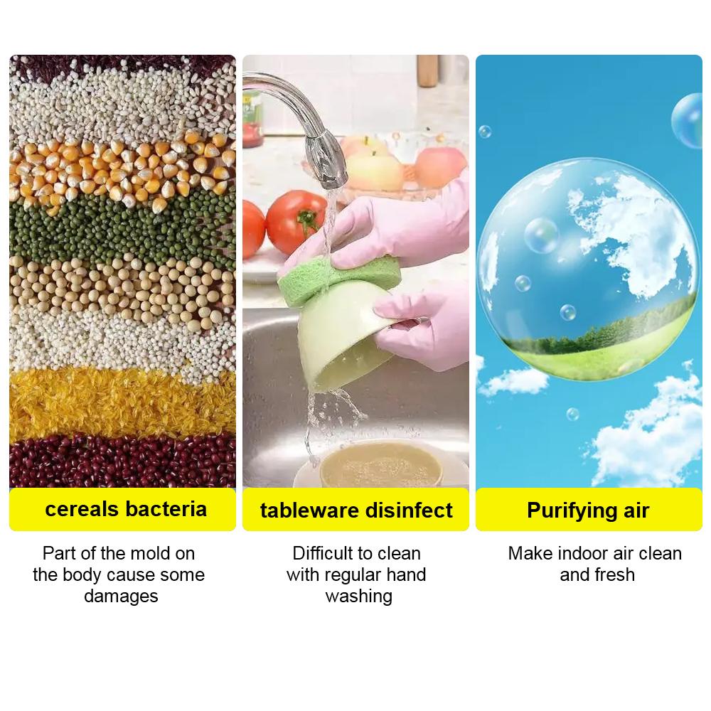 Умная машина для дезинфекции фруктов и овощей Генератор активного озона Портативный очиститель воздуха Многофункциональный дезинфектор