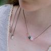 MERRYMOTIVE Natural Mood Gem with String Necklace