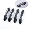 For Seat Leon FR MK4 2022 2023 LHD Carbon Fiber Chrome Car Side Door Handle Cover Trim Sticker Styling