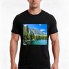 Jenny Lake At The Grand Tetons Wyoming Tshirt Summer Casual Cotton Tee Oversized Streetwear Tops Vintage Graphic Print