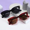 Double-Light Presbyopia Sunglasses Retro Presbyopia Glasses Anti-Blue Light Eye Protection Reading Glasses Plain Square Glasses