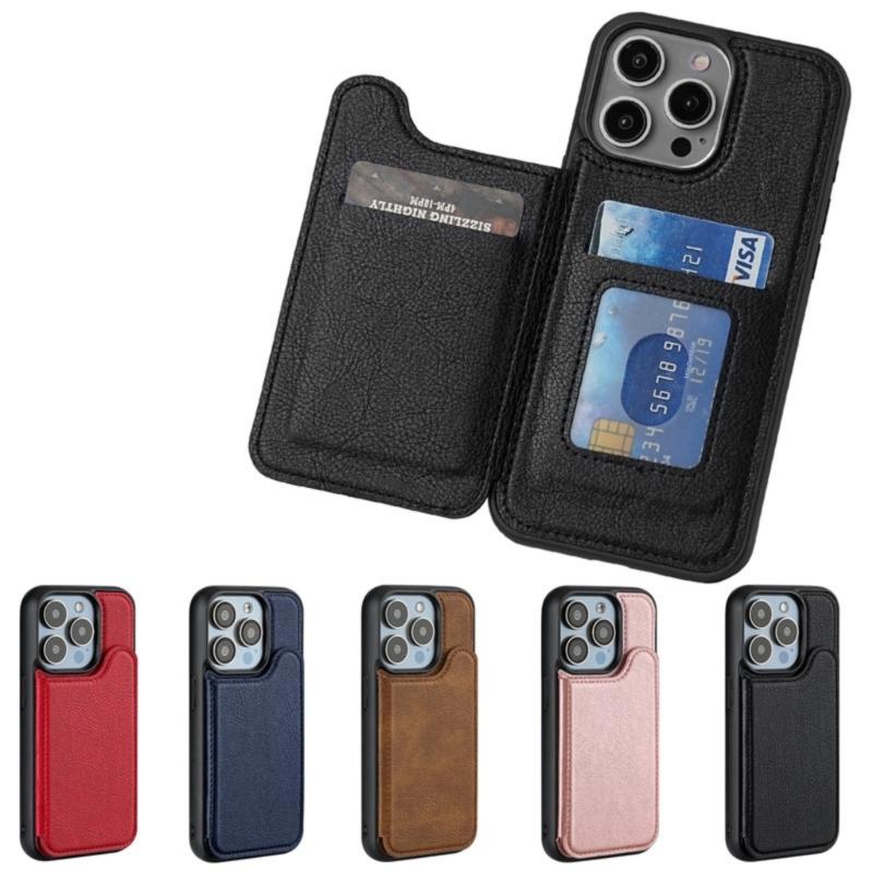 Магнитные застежки Кошелек Чехол для телефона с отделением для карт Магнитное отделение для карт Откидная крышка Защитный чехол для телефона 16