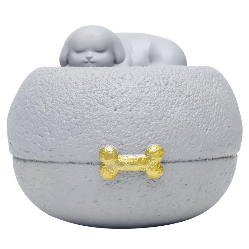 Pet Memorial Resin Urn for Cat and Dog Cremation Ash Storage