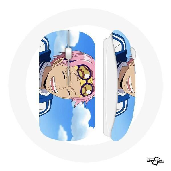 Souris Sans Fil - MANIACASE - Koby Face One Piece Manga - USB Wifi Inclus - Compatible Mac et PC