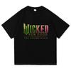 Стильная футболка Washed Wicked for Good 2025, унисекс/женская, Харадзюку, с принтом, унисекс, высокое качество, эстетичная, винтажная, хлопковая