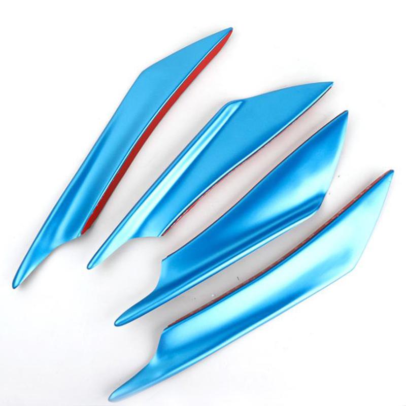 Универсальный передний бампер мотоцикла, спойлер, сплиттер на крыло, боковой комплект, накладка Canards Valence Chin для мотоцикла Yamaha и