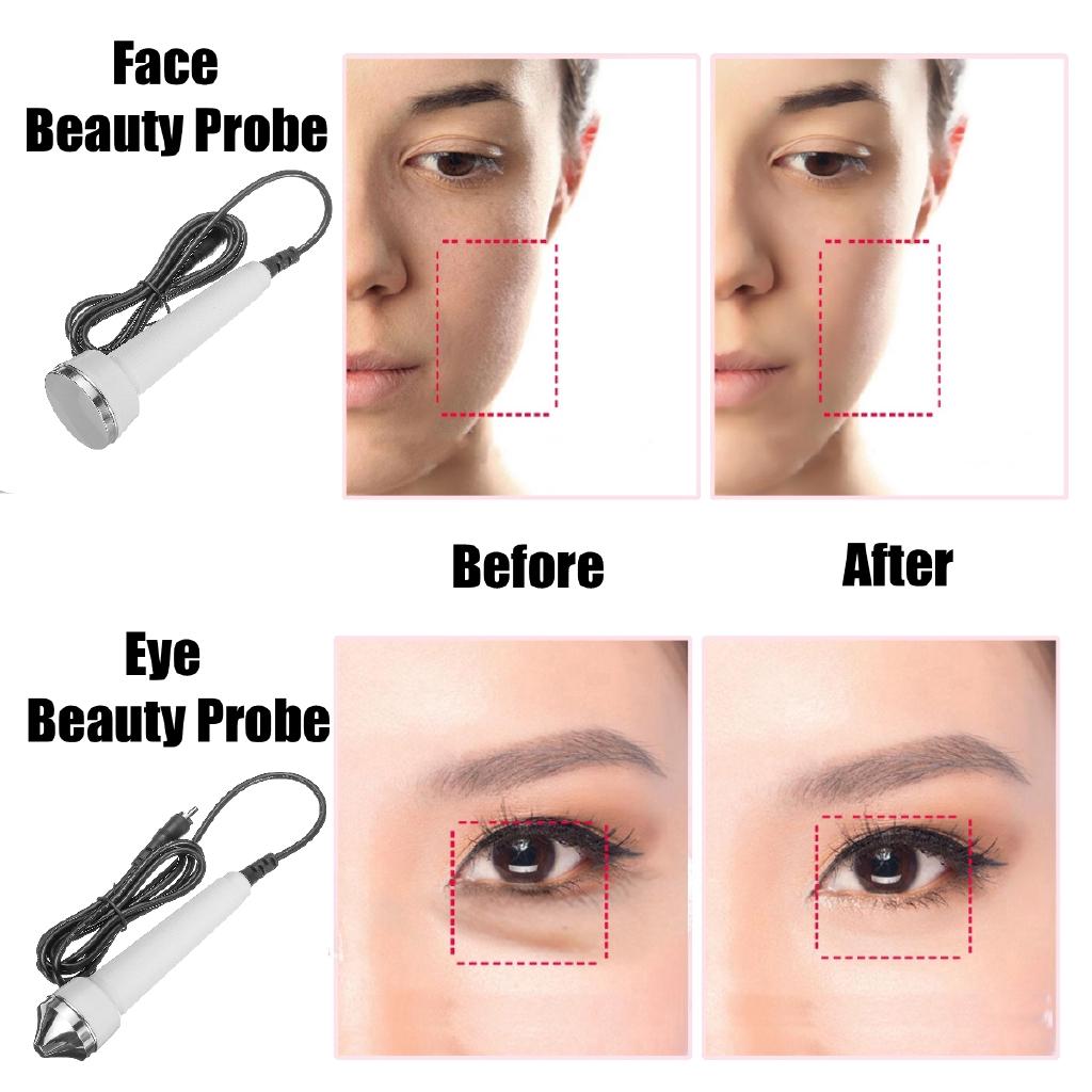 2 в 1 ультразвуковой массажер для лица высокочастотный ультразвуковой аппарат для ухода за кожей лица против морщин