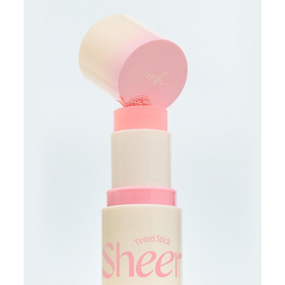 Makeheal Tinted Sheer Stick + Mini Puff Set, 01 Sheer Blossom, 1 шт.