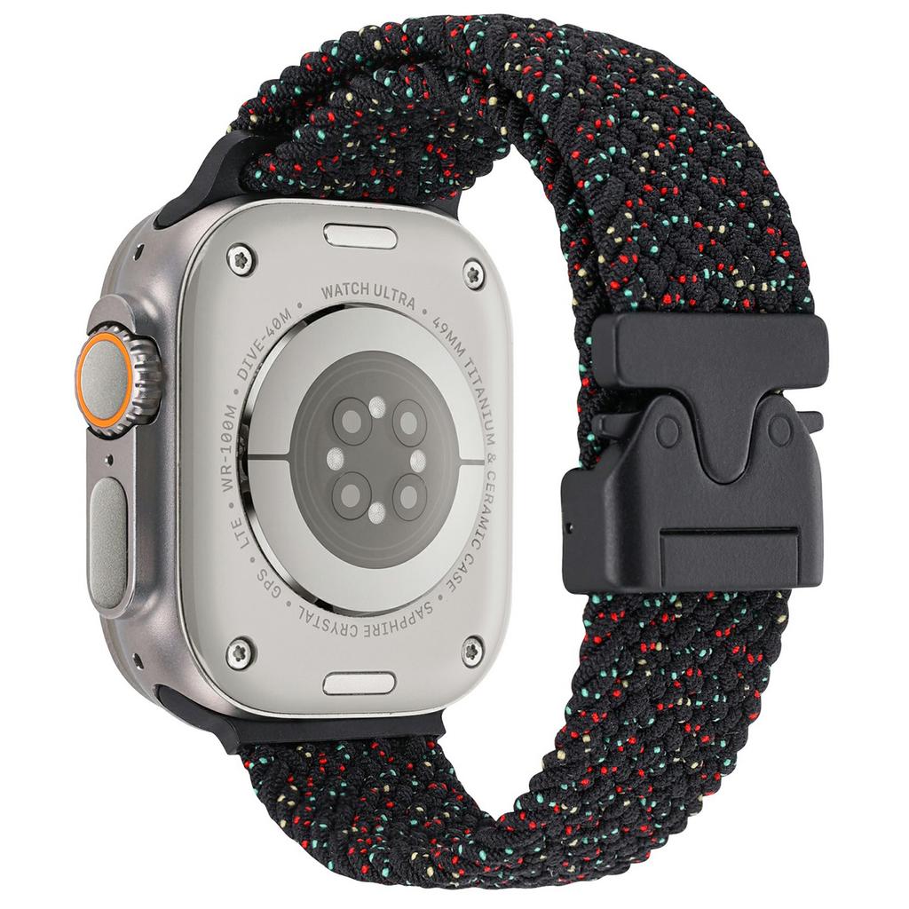 Wrist Strap for Apple Watch Series 10 9 8 7 SE 6 5 4 3 2 1 42mm 41mm 40mm 38mm Parachute Buckle Nylon Braided Watch Band