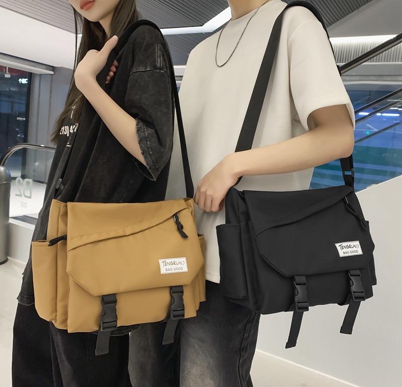 Мужская и женская школьная сумка через плечо, сумка через плечо