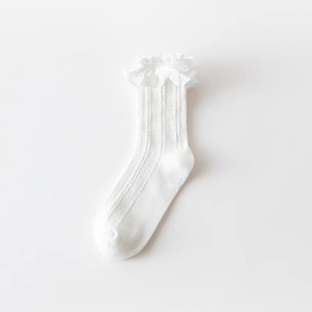 Mesh White Lace Socks Princess Mary Jane Shoes Socks New Lolita Socks  Girls