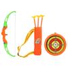 Durable Children Toy Archery Set Plastic Bow Soft Arrows with Score Target Kids Toys