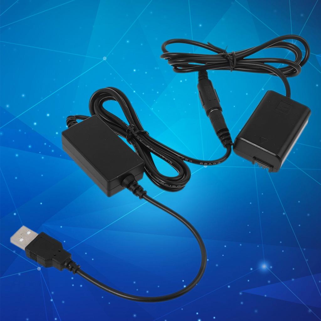 2A USB-адаптер питания с муляжом батареи NP-FW50 для A7 A7R A7S A7II A7RII