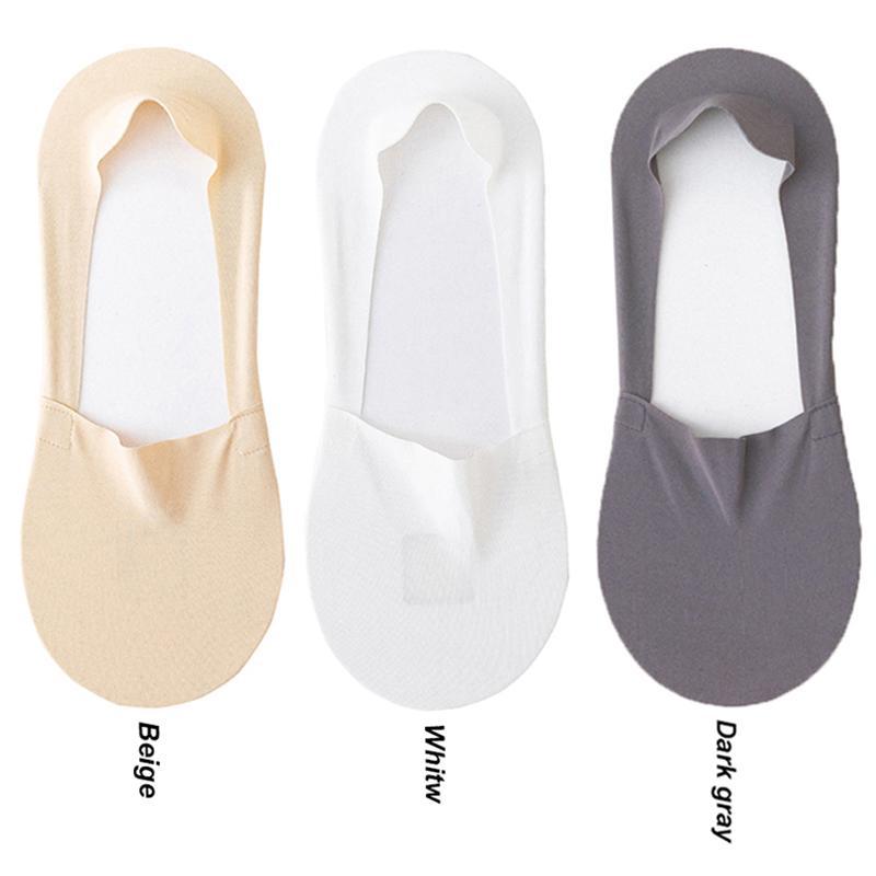 Мужские носки Модные летние мужские невидимые носки-невидимки Однотонные повседневные дышащие силиконовые нескользящие носки с низким вырезом до щиколотки