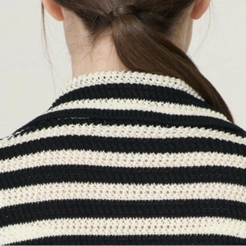 Bcbg Stripe Open Knit Cardigan B6m3g170