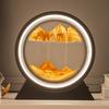 Настольная лампа с движущимся песком, 3D-картина с изображением глубоководного песчаного пейзажа в движении, светодиодная лампа для домашнего офиса, украшение рабочего стола