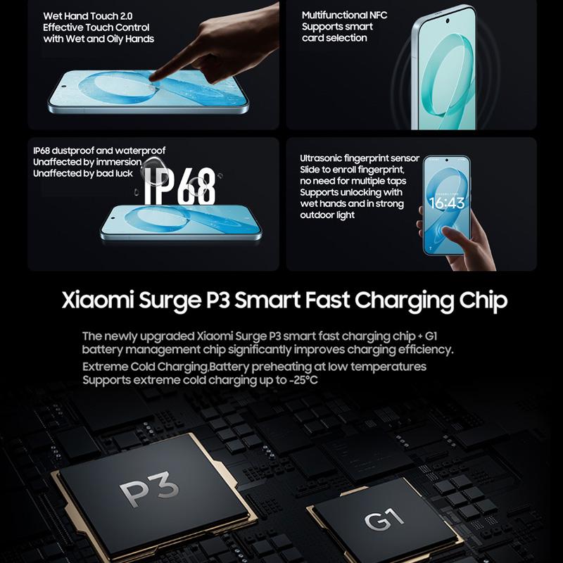 Глобальная версия Смартфон Xiaomi Redmi K90 Qualcomm Snapdragon 8 Elite Восьмиядерный 100 Вт Проводная HyperCharge Аккумулятор 7100 мАч Игры eSports