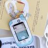 Transparent Photo Card Holder Keychain Pendant ID Badge Holder  for Backpack Accessory