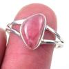 Кольцо из чистого серебра 925 пробы с натуральным родохрозитом ручной работы S.9 Y7d19