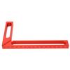 Carpenter Square L Shape Aluminum Alloy Height Measuring Scribing 90 Degrees Woodworking Right Angle Ruler
