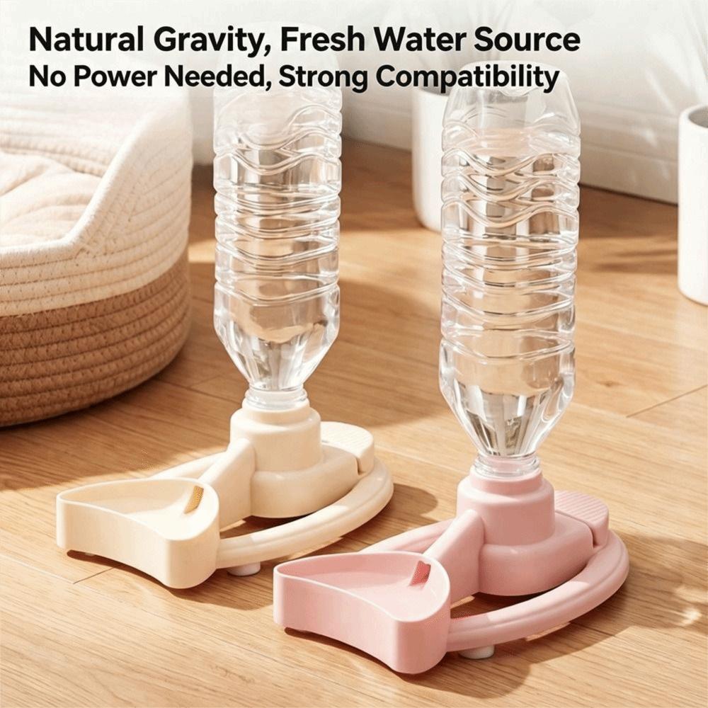 Anti Overturning Cat Water Dispenser Silent Cat Drinking Fountain Daily Pet Drinking