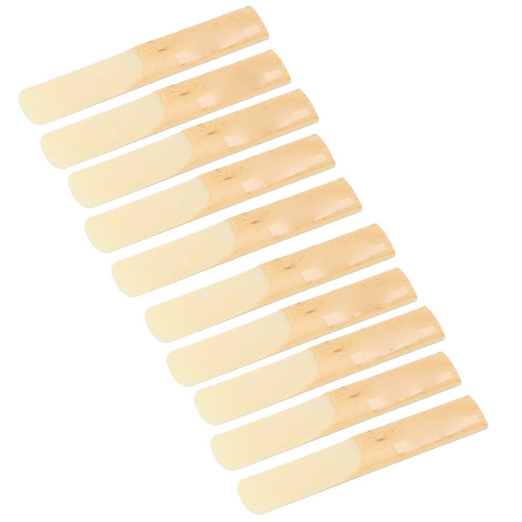 10Pcs 3.0 Clarinet Reed Wood Colour B Flat Traditional Reeds Musical Instrument Accessories