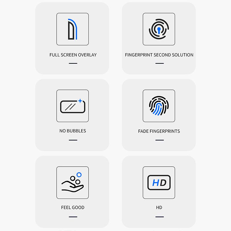 MOCOLO For Oppo Find N5 5G Screen Protector Anti-Shatter Silk Printing Tempered Glass Film