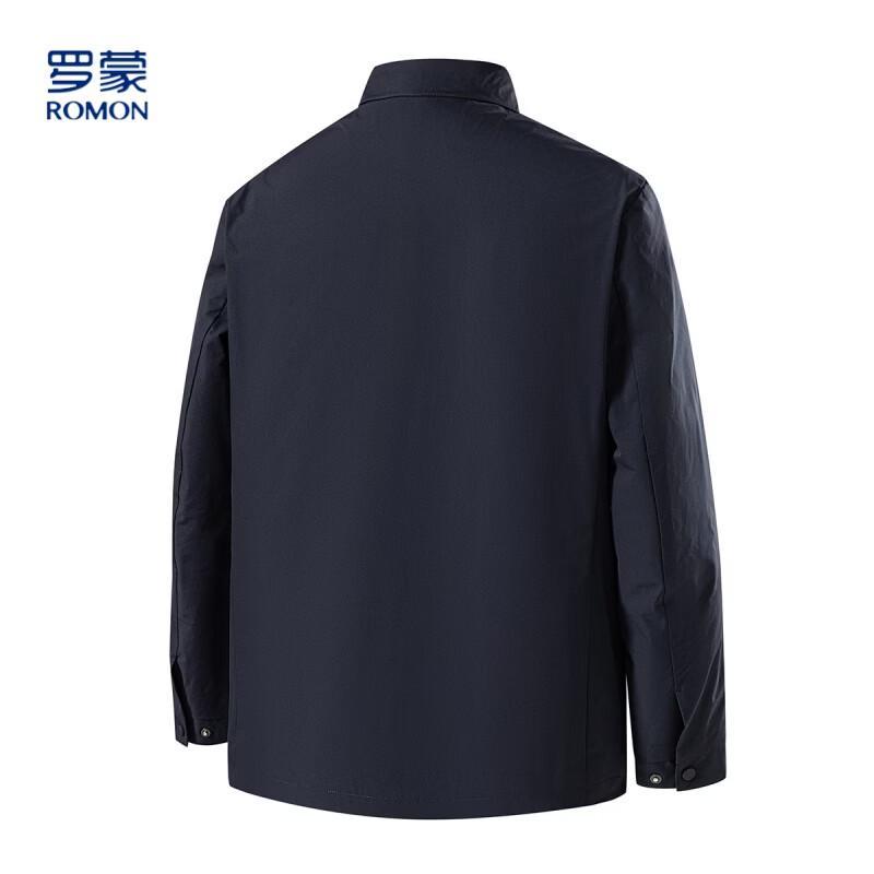 Romon Men's Lapel Business Casual Windbreaker Jacket